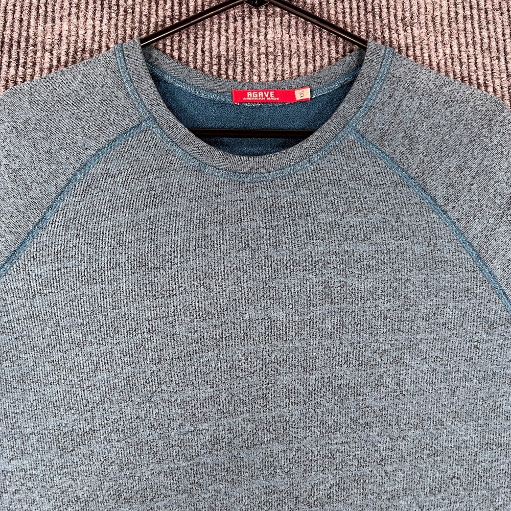 Agave Sweater Mens 2XL XXL Blue Long Sleeve‎ Casual Soft Comfort Lightweight